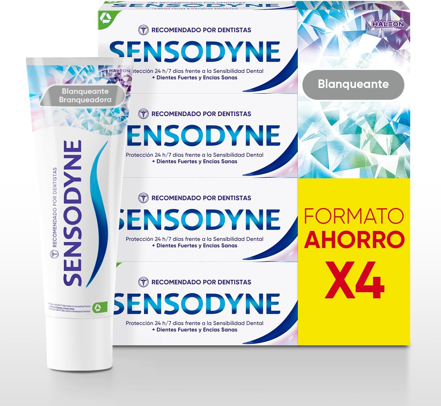4 tubos de pasta de dientes Sensodyne Blanqueante por 11,30€ en compra recurrente (ahorra 6,60€ en cada 2 o más)