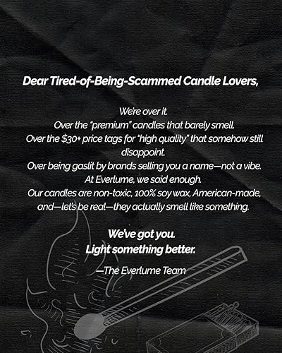 Miniatura 5 de Vela de cera de soja prémium Velas en tarro de vidrio negro altamente perfumadas Larga duración, combustión limpia 8 onzas Regalos para hombre y