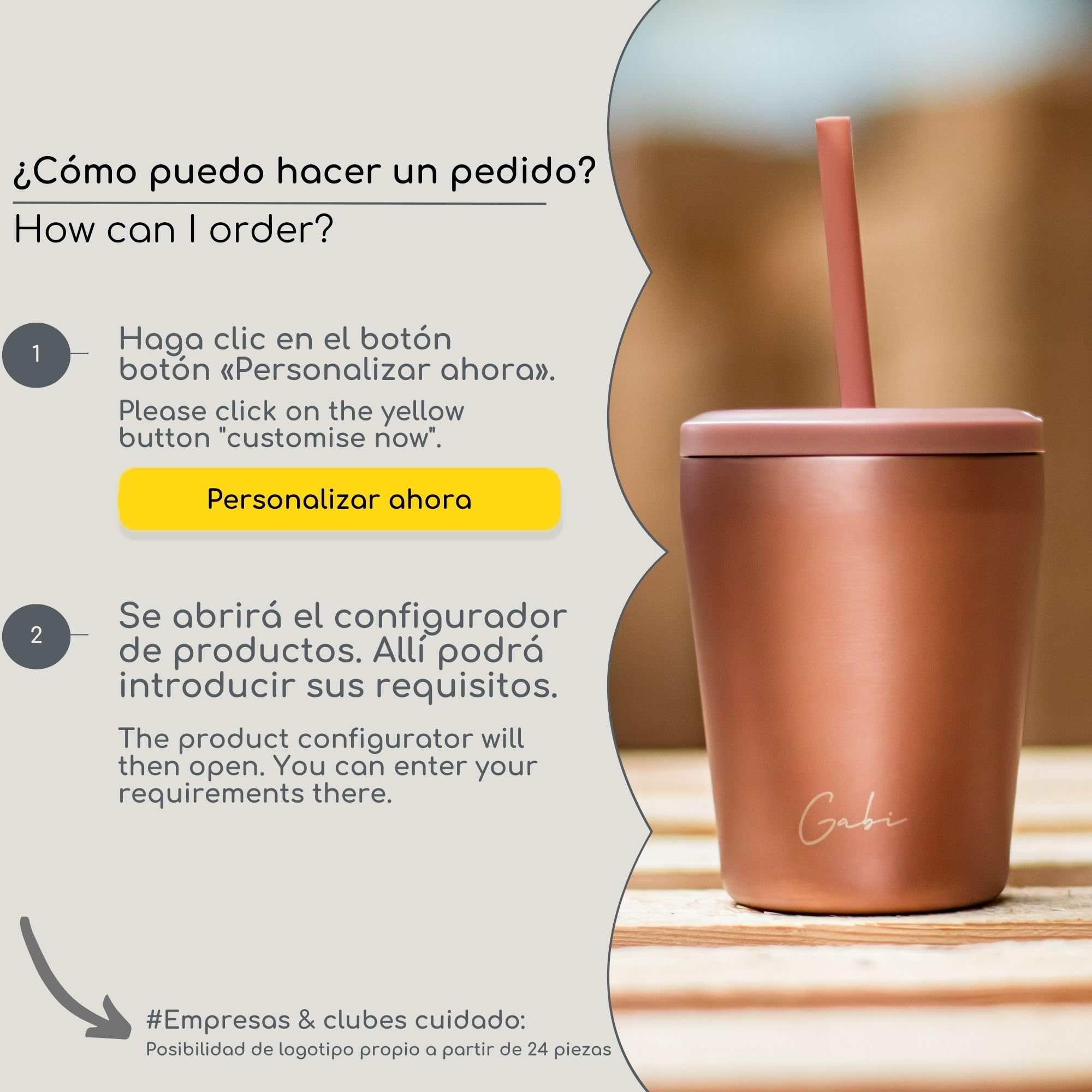 Milu Termo Cafe 300ml, 400ml, 500ml - Vaso Termico Antigoteo, Taza Termica acero inox sin BPA, Vaso Insulated Mug para llevar (Grabado, 500ml)