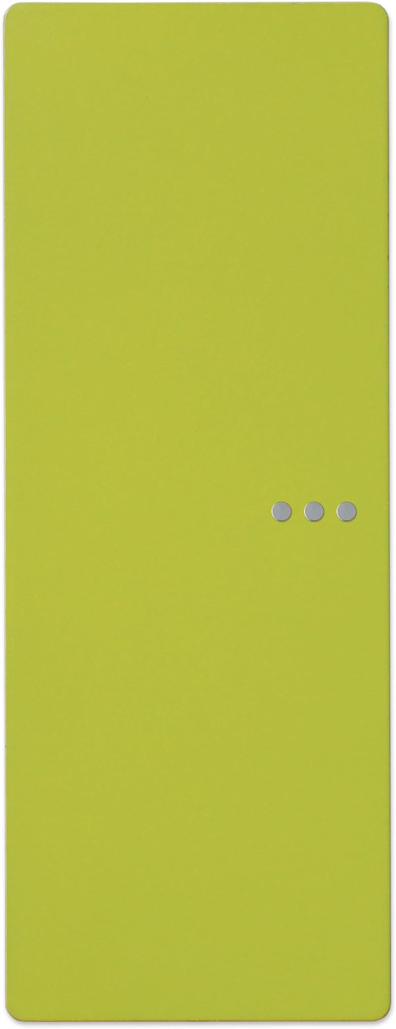 Three By Three Seattle Dry Erase Magnet Board, 4 x 11 Inches, Spring Green, 1 Pack (33007)