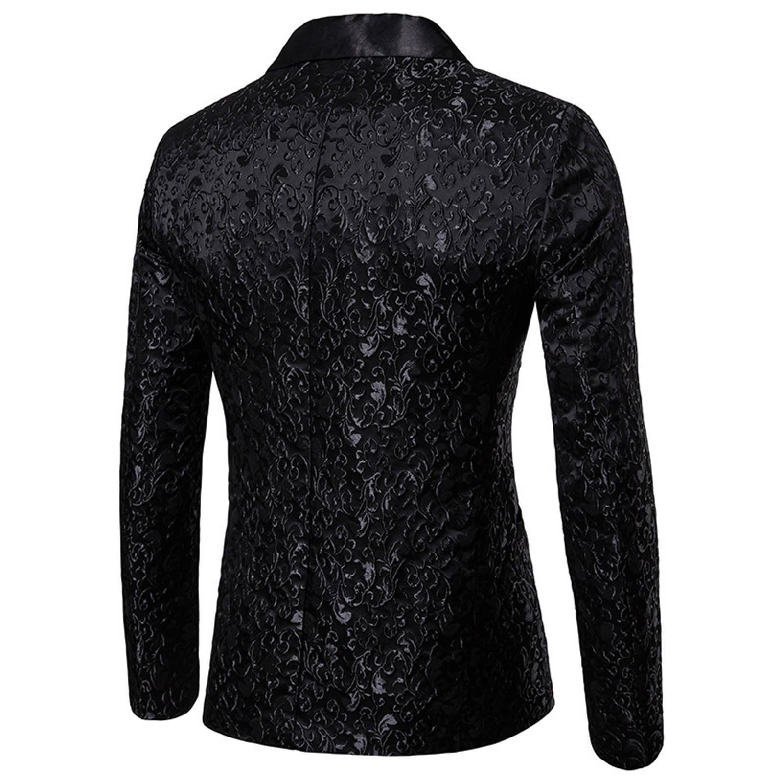 Giacca glitterata da uomo con brillantini, giacca da lavoro, giacca da lavoro con paillettes dorate, vestibilità normale, club, spettacolo, smokings, abbigliamento da discoteca, giacca per