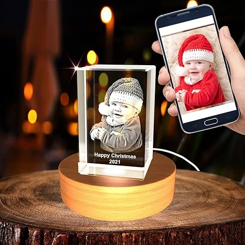 Miniatura 5 de Foto personalizada grabada en cristal 3D