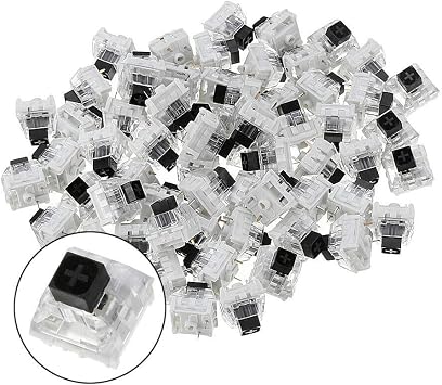 Kailh Box Heavy Thick Clicks Switch Keyboard Switches Multicolor for Mechanical Gaming Keyboard Keycaps DIY Replace Box Black,10 pcs