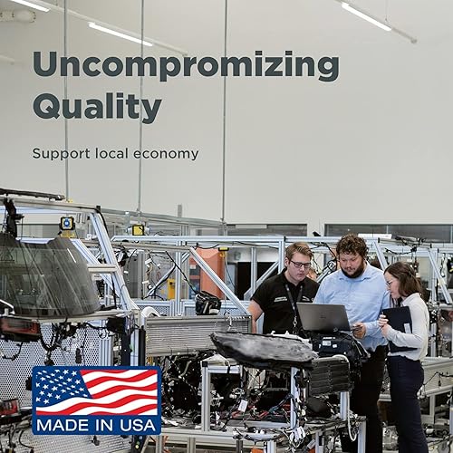 Vista 35 de Prescott Plastics Tapas de plástico acanaladas de 2 pulgadas (2.000 in) de diámetro exterior, tapas redondas de tubo de metal negro, inserciones