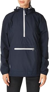 Charles River Apparel Women's Chatham Anorak: Lightweight Wind & Water-Resistant Windbreaker Jacket with Jersey Lining