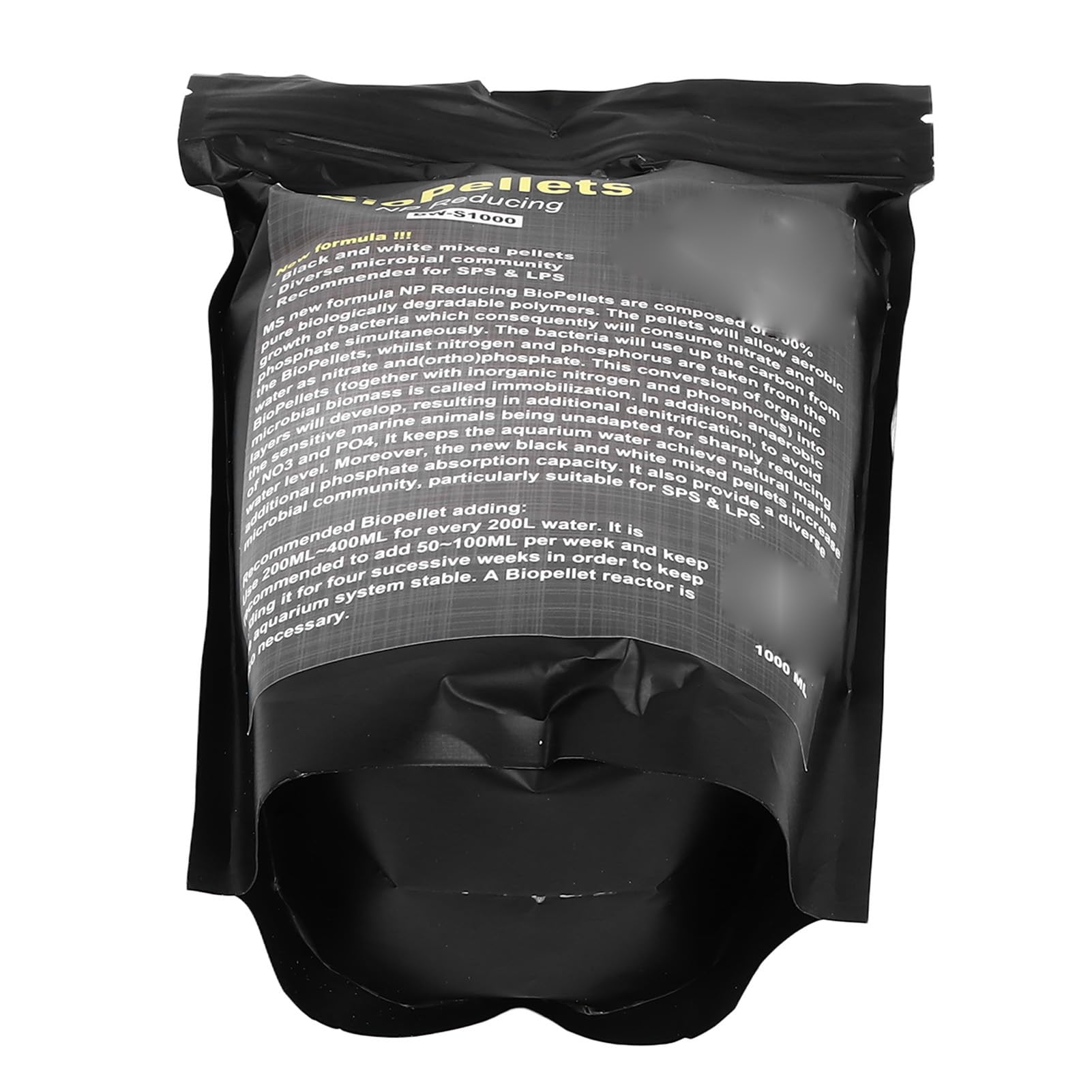 Aquarium-Biofiltermedium Bio-Pellets 500 ml – Hocheffiziente NP-reduzierende Nitrat- und Phosphat-Abbaufilter für Süßwasser-, Meerwasser-, Fisch- und Teichaquarien –