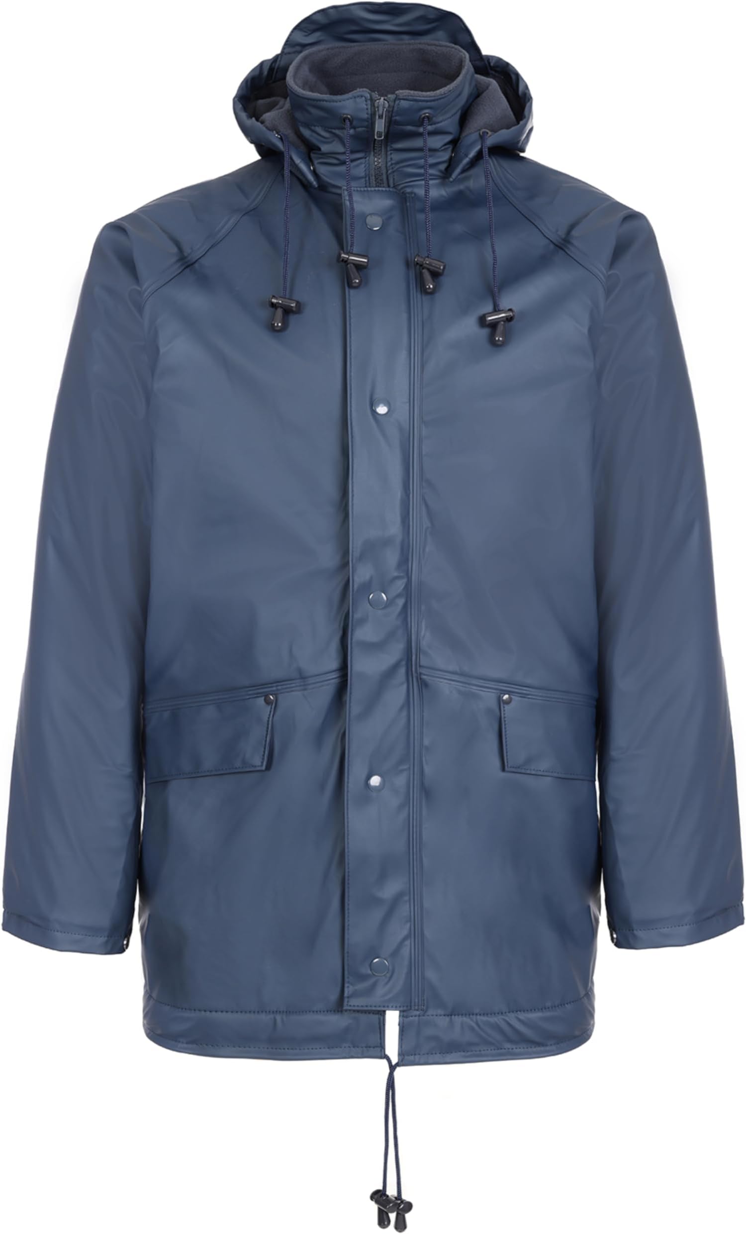 Fort - Flex Lined Jacket - Mens Waterproof Jackets - Comfortable & Stylish - Features Welded Seams - Detachable Hood - Fleece Lining