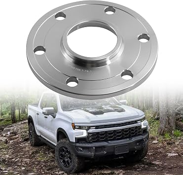 RULLINE 6x5.5 6x139.7 Hub Centric Wheel Spacers - 78.1mm Centerbore, .375" Thickness with Lip - Fits GMC, Chevrolet & More | Addresses Minor Clearance Issues Sold Individually