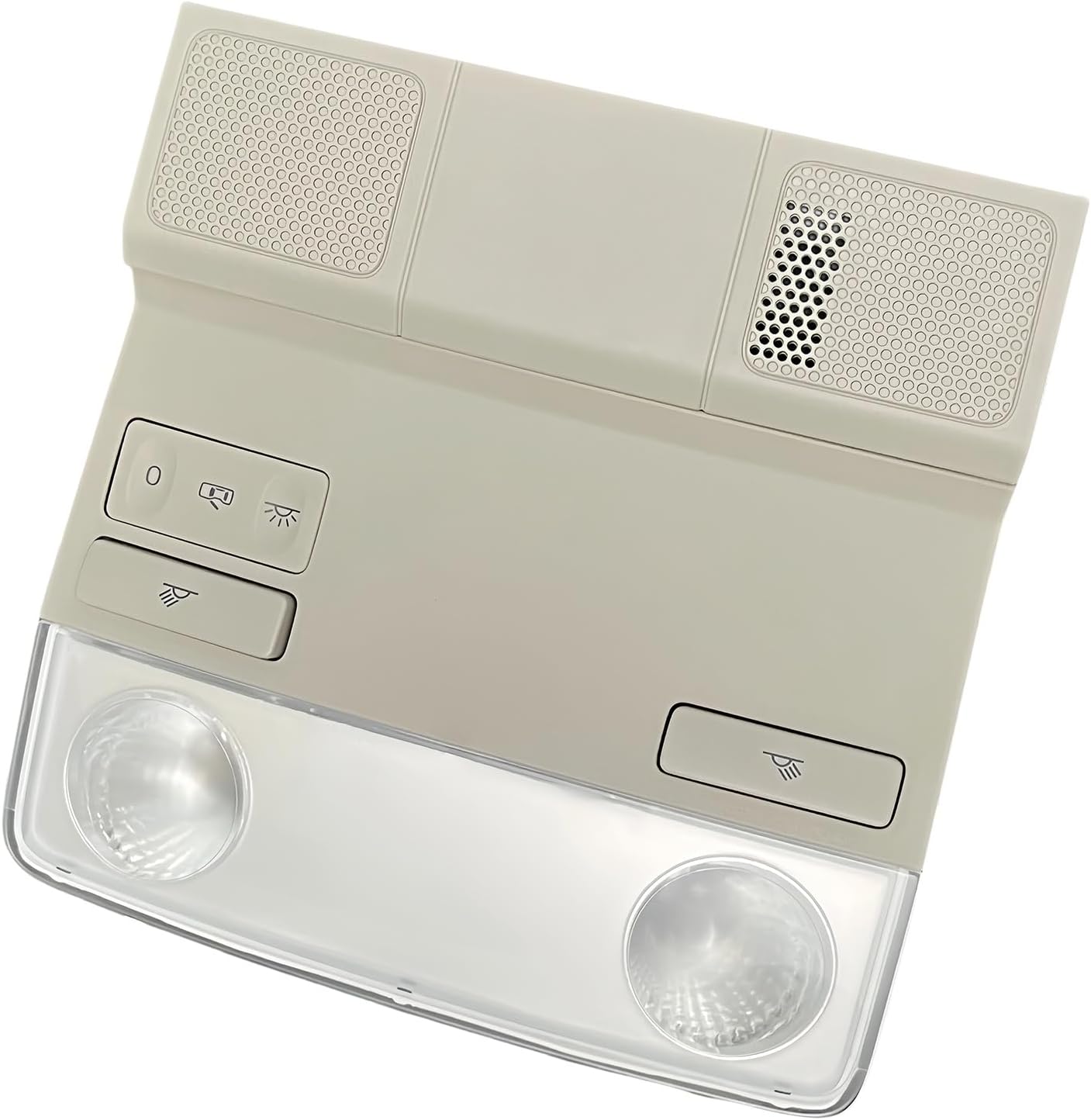 carkus Automotive Overhead Consoles (Without Sunroof Switch) Compatible with Tiguan Passat B6 Golf 5 6 Karoq Octavia Superb 56D947105, Console Dome Car Accessories(Light Beige Color)