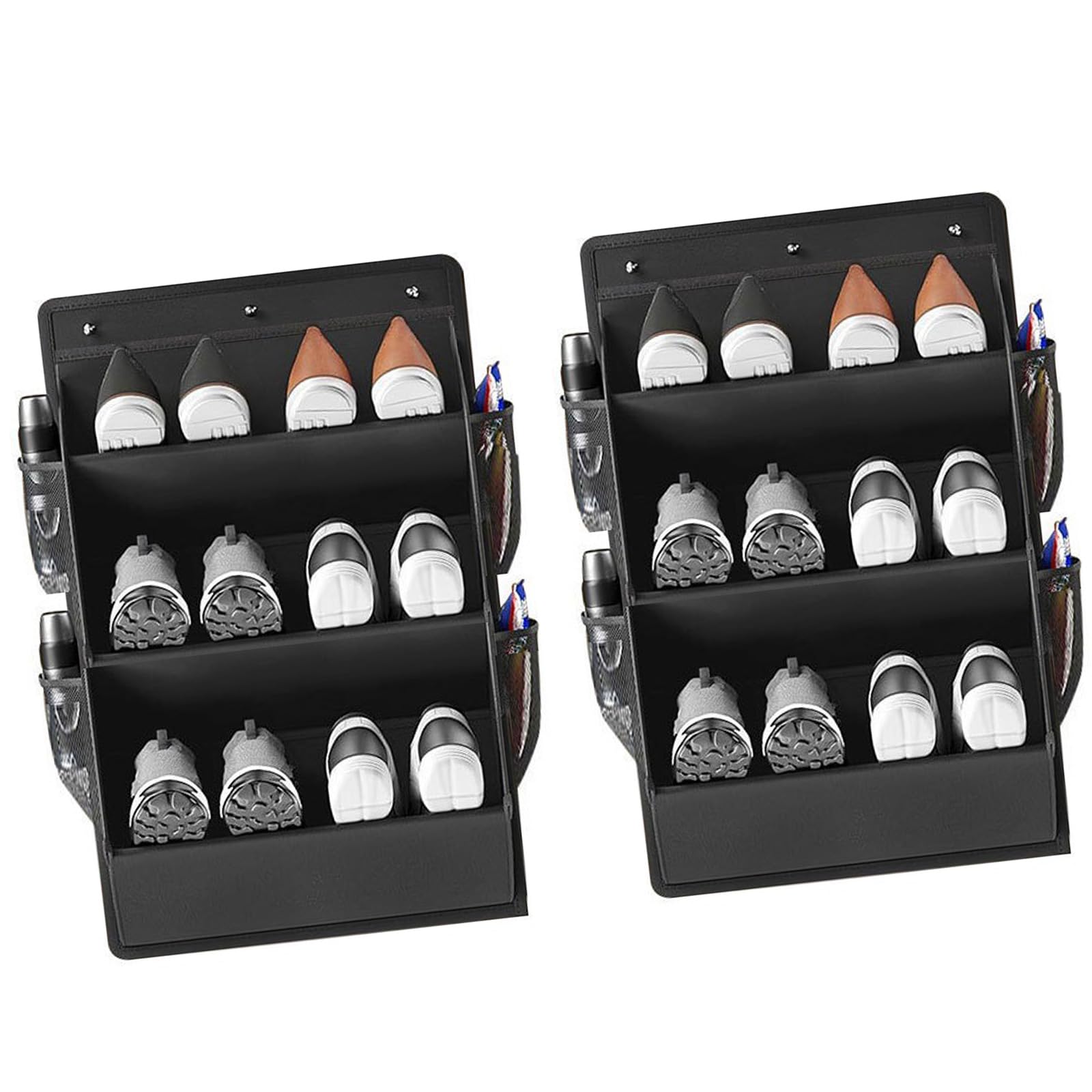 APGLSXY Foldable Over the Door Shoe Holder Breathable Oxford Fabric for Shoes Caps and Toiletries Arrangement Small Space Shoe Rack