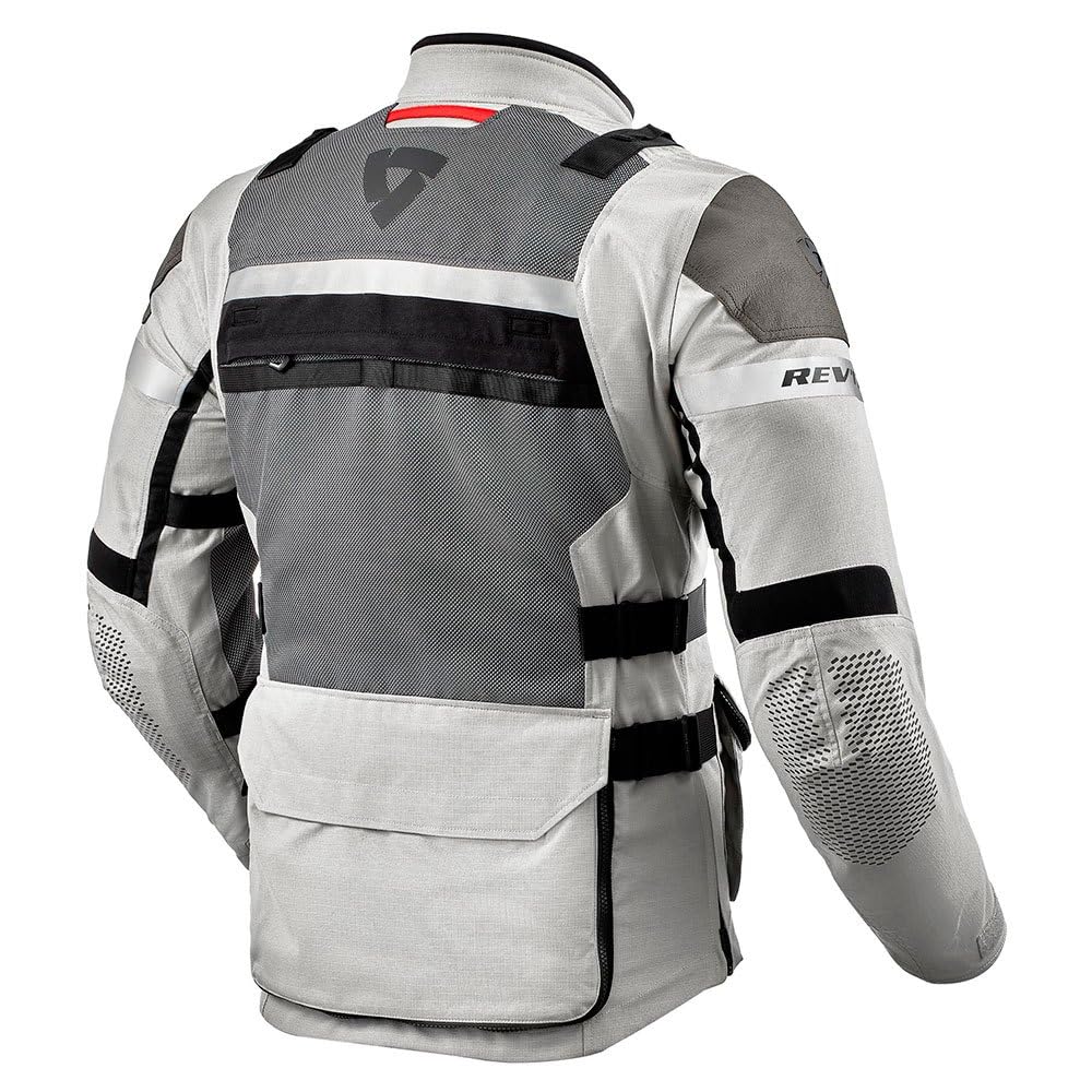 Revit Cayenne 2 Motocyklowa kurtka tekstylna, srebrny, 2XL