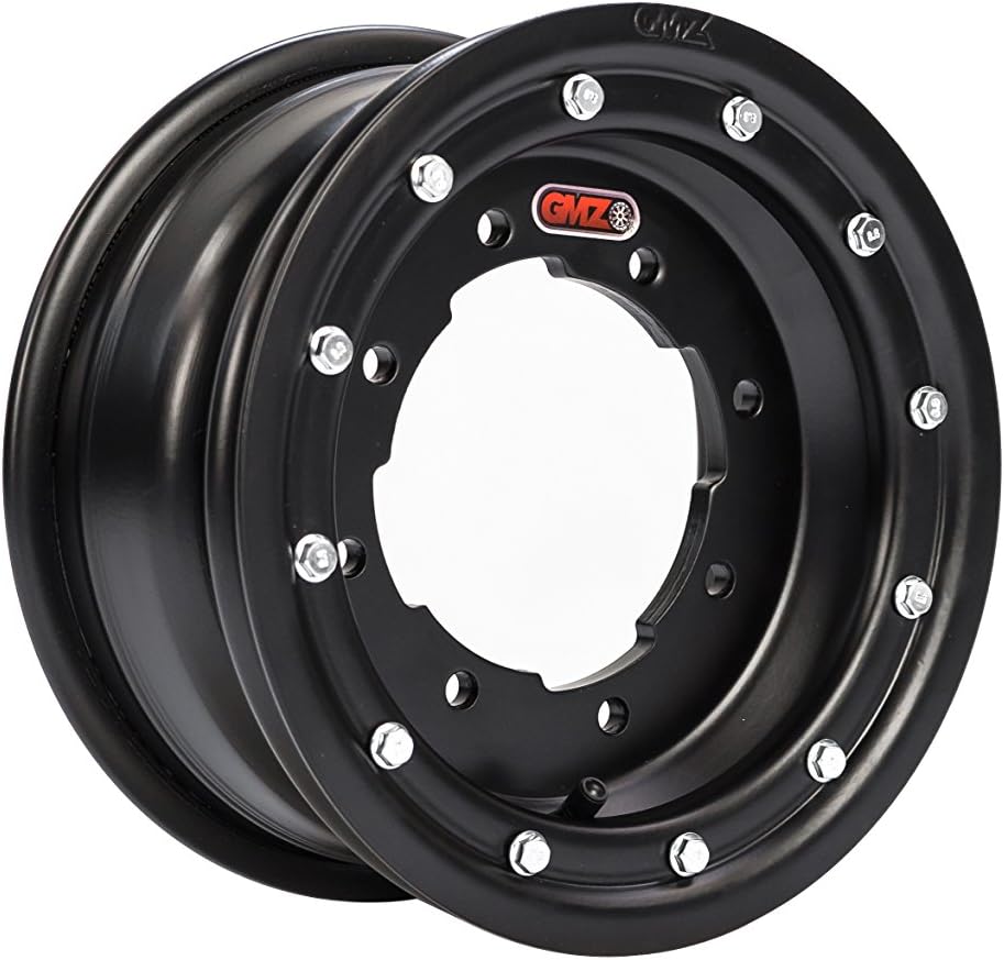 GMZ - 10x5 (3+2) - Front Beadlock Wheel 4/144 & 4/156 Fits Yamaha & Honda (Pack of 1) (Pack of 1)