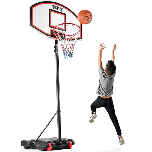 Play22 Kids Adjustable Basketball Hoop Height 5-7