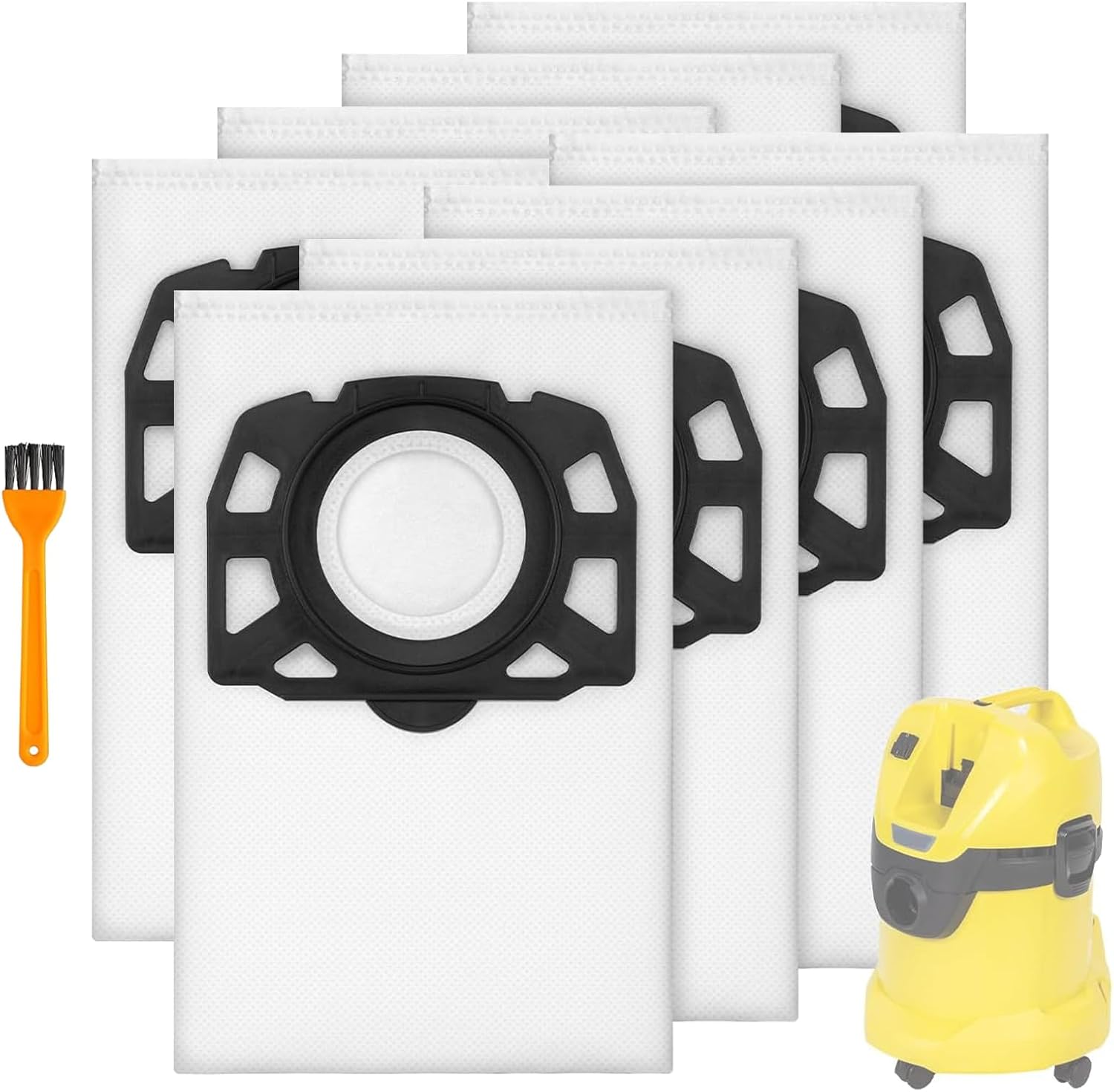 KEEPOW Confezione Da 2 Filtri A Cartuccia Per Aspirapolvere Karcher WD2 WD3P WD 2200 SE 4001 Wet & Dry, Parte # 64145520 - Foto 3