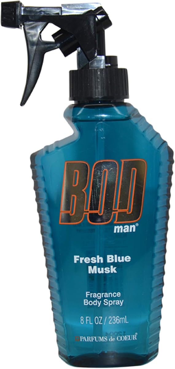BOD Man Fresh Blue Musk Fragrance Body Spray 8 oz