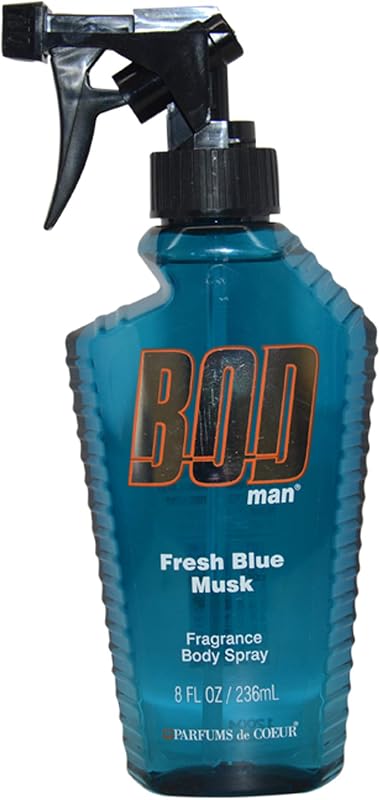 BOD Man Fresh Blue Musk Fragrance Body Spray 8 oz