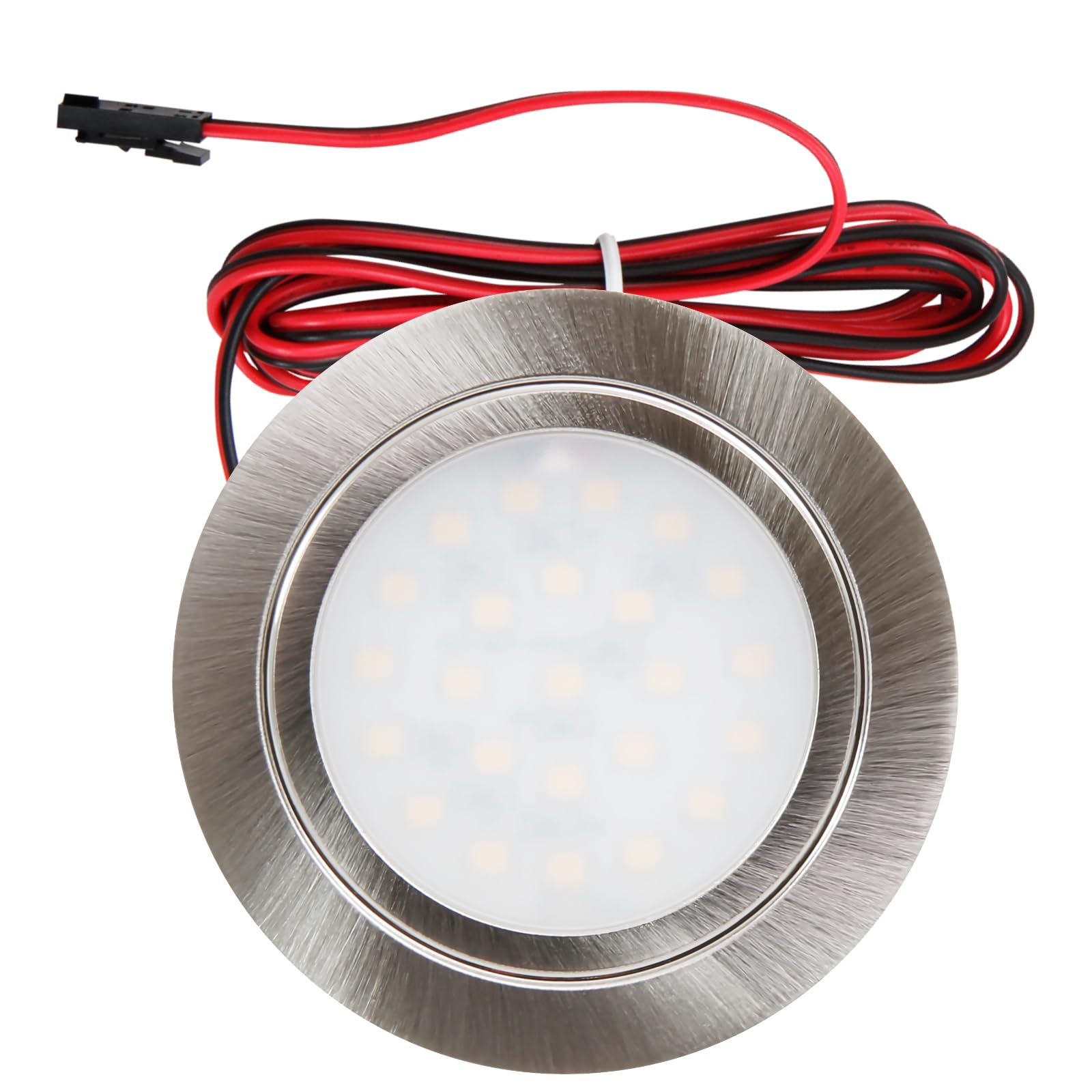 Rolux LED Einbauleuchten Finja - 4x Flache Möbelbeleuchtung 2,4W