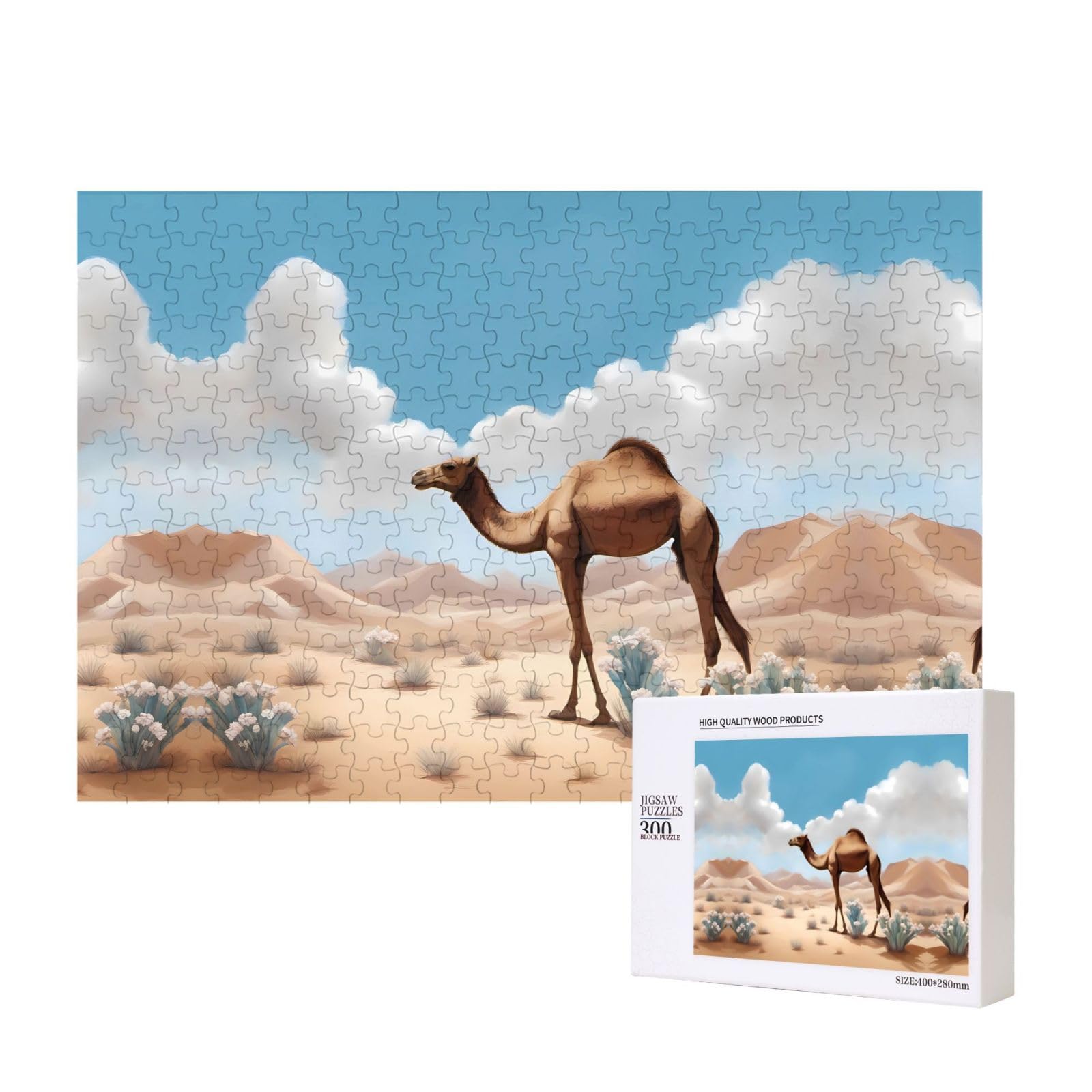 Amazon.com: Walking Camel Puzzles 300 Piece for Jigsaw Puzzle