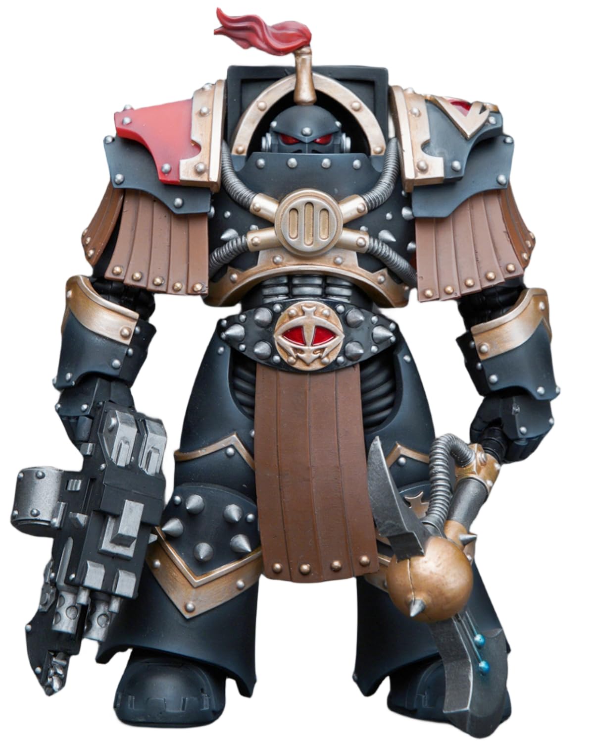HiPlay JoyToy Warhammer The Horus Heresy Collectible Figure: Sons of Horus Justaerin Terminator Squad Justaerin with Carsoran Power Axe 1:18 Scale Action Figures JT9718
