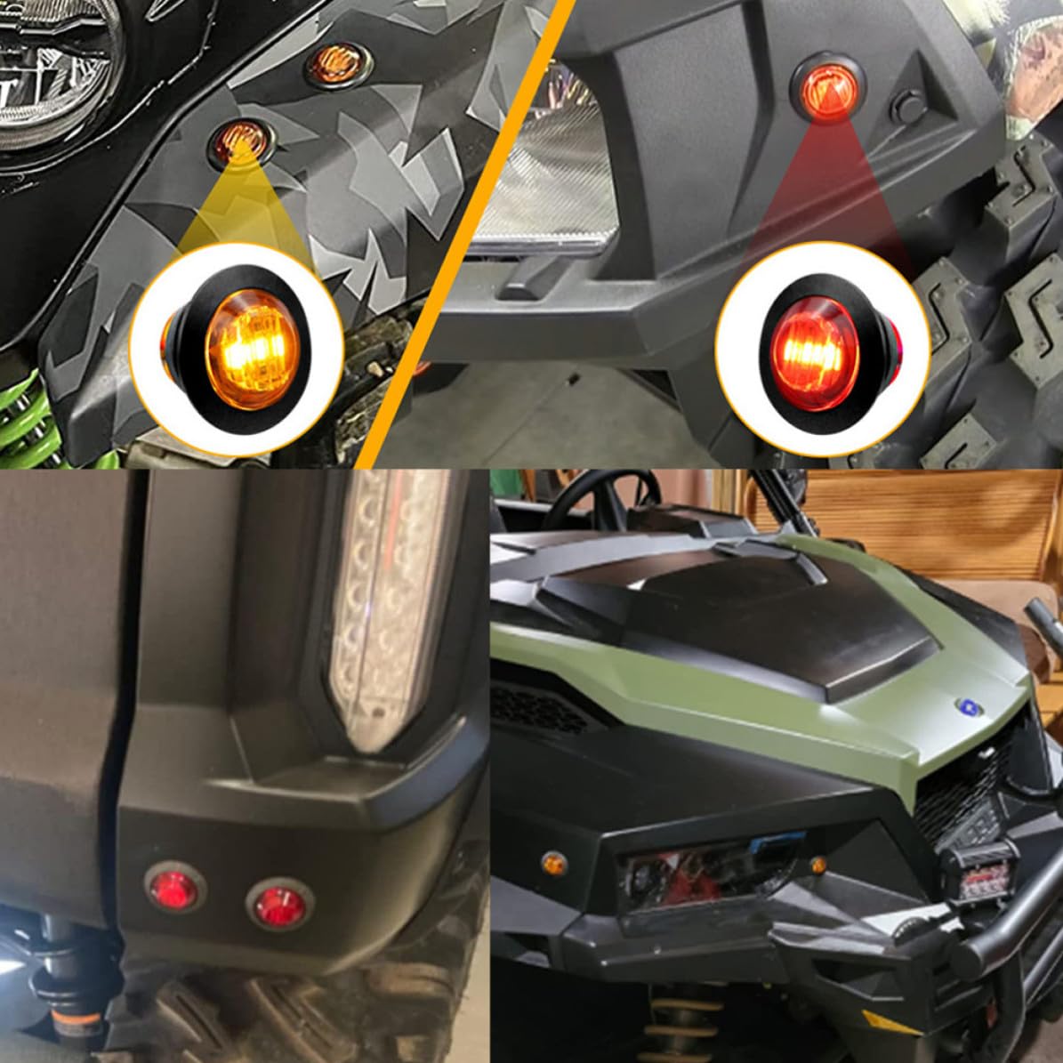 ORFOFE Kit Utv Interruttore 12v Atv Indicatori di Direzione