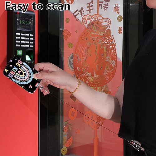 Miniatura 3 de Soporte para tarjetas de identificación de conciencia sobre el autismo y clip de carrete retráctil, lindo cordón para llaves de rompecabezas para