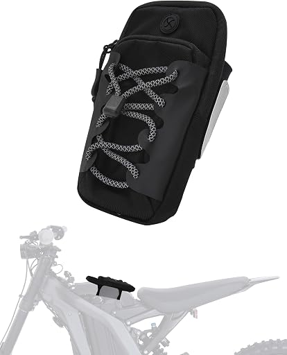 JFG RACING Frame Battery Bag for Electric Dirt Bike,Motorcycle Cover Storage Pouch for E Dirtbike Yozma IN10/Tutti Soleil 01/Surron Light Bee/E Ride Pro S SS SR/Talaria MX3 MX4 MX5 Ebike Accessories