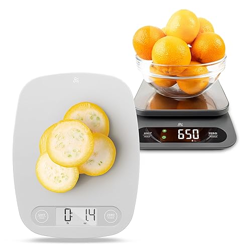 Greater Goods Báscula de cocina esencial y báscula de alta capacidad