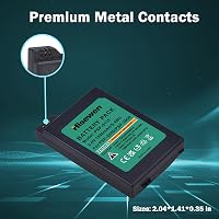 Hisewen 1500 mAh 3.6V Csere Akkumulátor Sony PSP 2000 3000 Slim Konzolhoz - Lithium Ion Újratölthető Elem PSP-S110 4