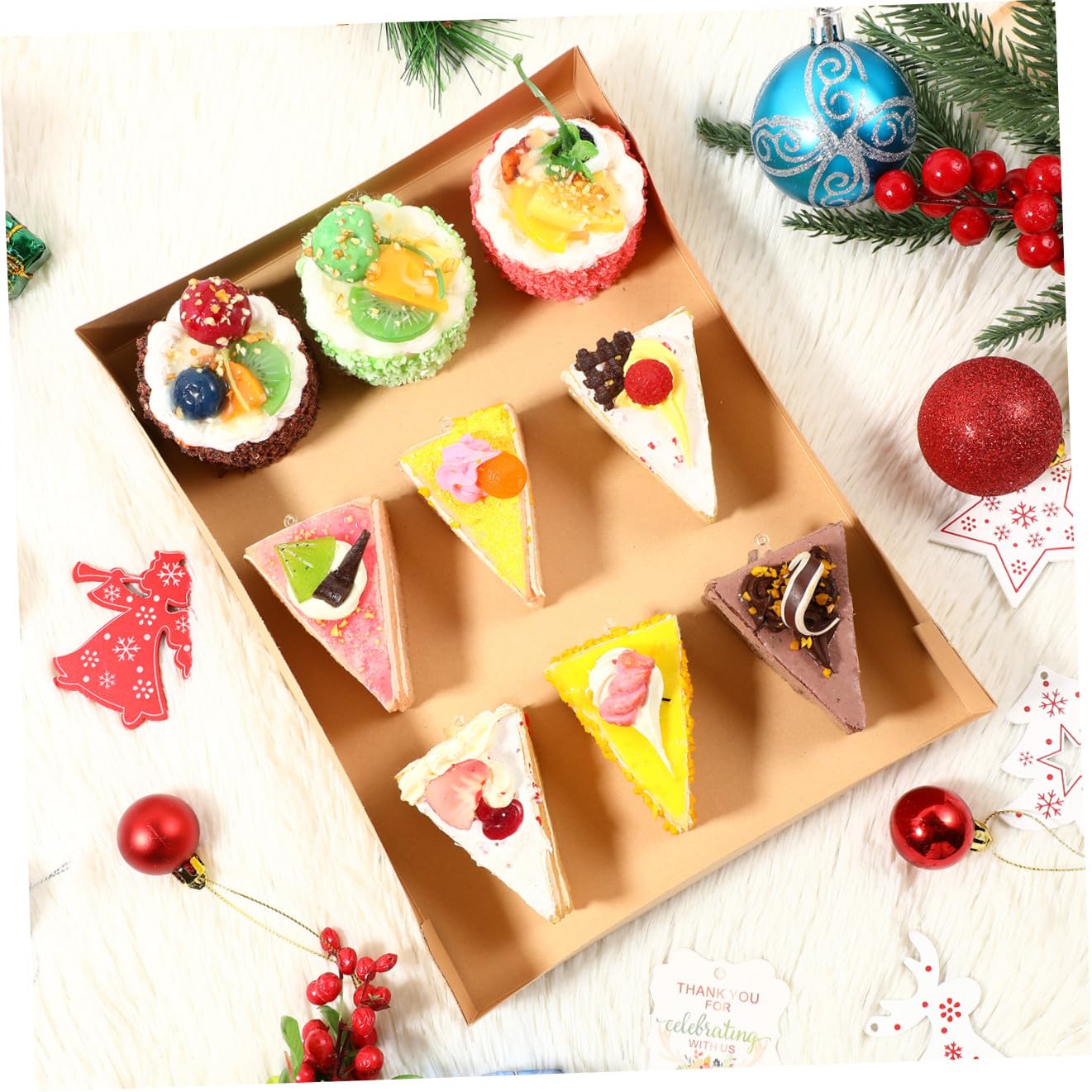 Cabilock 12pcs Weihnachten -Boxen, Geschenkverpackung Weihnachten, Tone Shirt Wrap Boxen mit Deckel und Basis,Geschenkbox Groß, 12 Designs