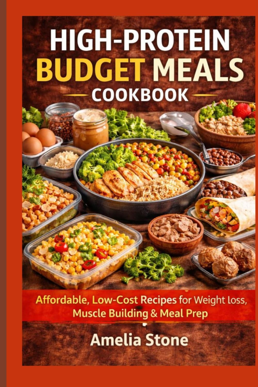 High-Protein Budget Meals Cookbook: Affordable, Low-Cost Recipes for Weight Loss, Muscle Building & Meal Prep