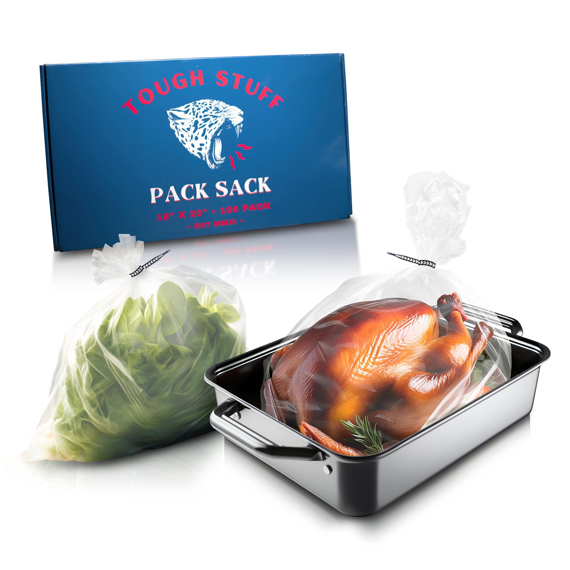 Bolsas de pavo con máxima resistencia Tough Stuff para conservación