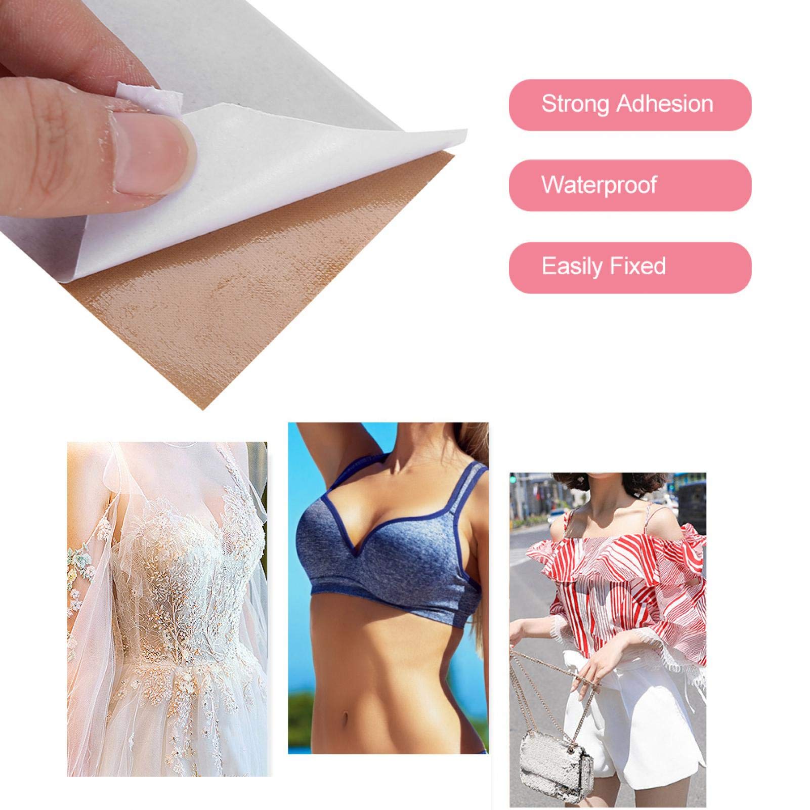 Boob Tape Adhesive Boob Push Up Tape for A-E Cup for Bra Tape (Color)
