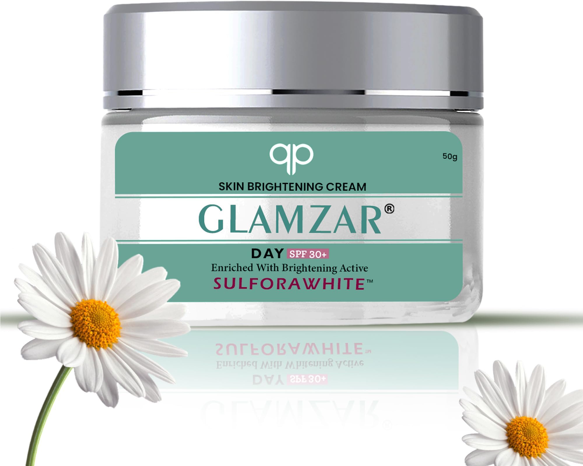 Glamzar Skin Brightening Cream with SPF 30 |For Brightening & Glowing Skin | Targets appearance of Dark Spots, Dullness, Uneven Skin, Pigmentation, Wrinkles & Fine Lines | Oily Acne Prone to Dry & Combination Skin, 50 g