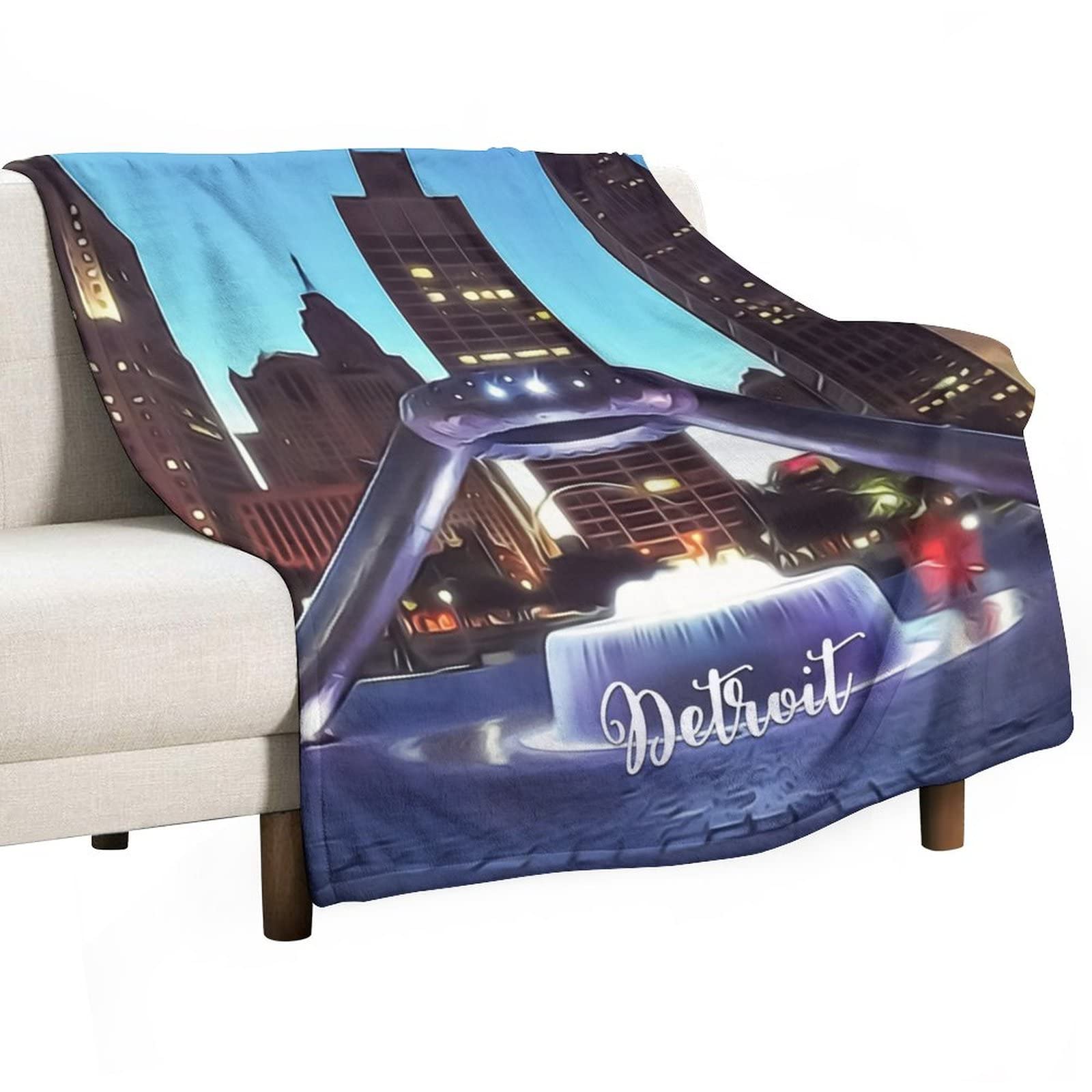 Couverture réversible en polaire pour soirées cocooning en famille devant la télé
