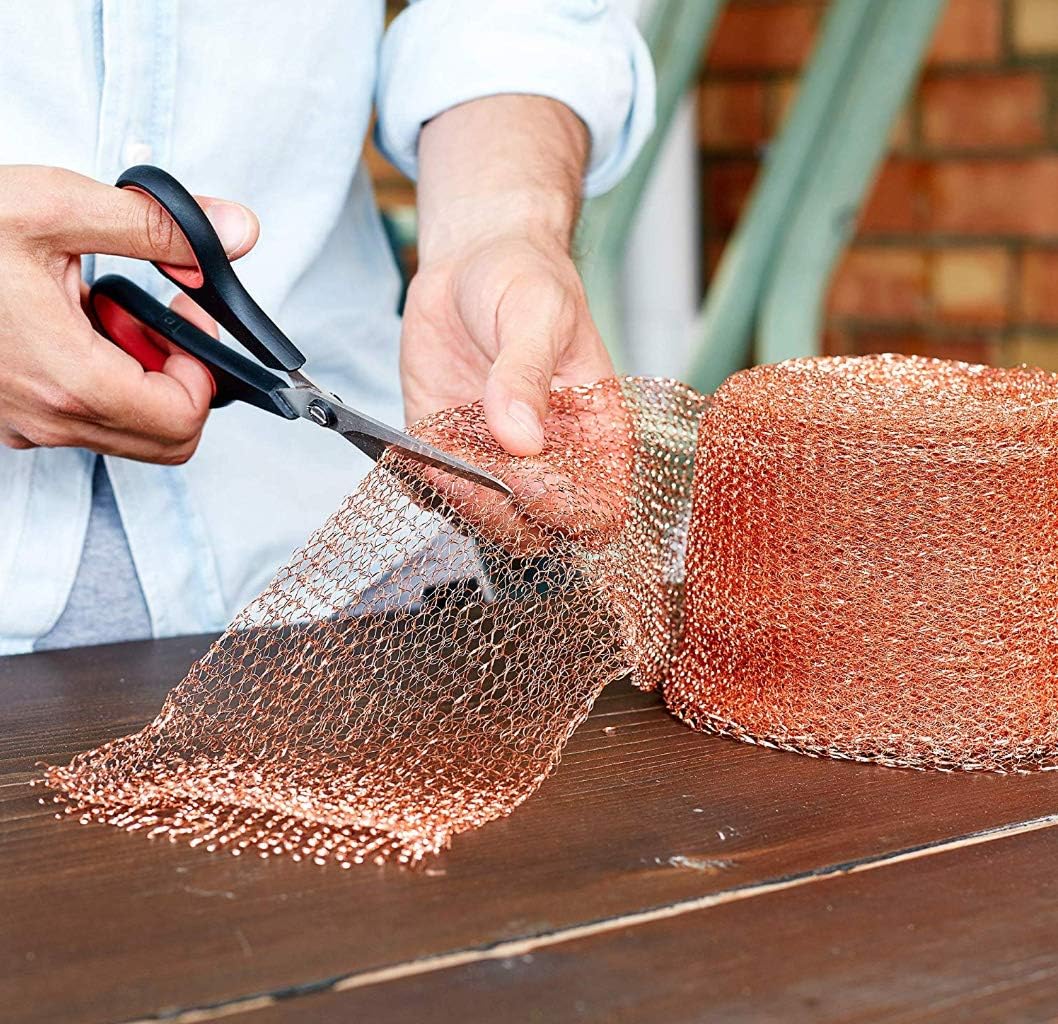 REMOPEST Copper Mesh - 5" X 100 Feet - Pure 100% Copper Roll, Blocker for Hole, DIY Hole Filler, Copper Fill Fabric : Industrial & Scientific