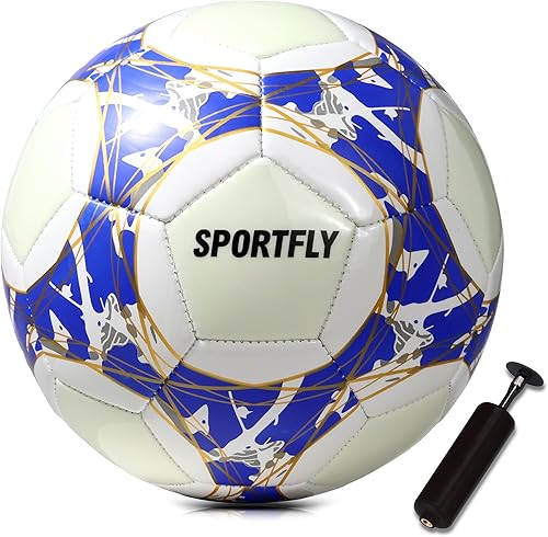 Soccer Ball Glow in The Dark Soccer Ball Size 5, Luminous Soccer Ball Gift Night Ball for Indoor Outdoor Play, Fluorescent Night Training Soccer