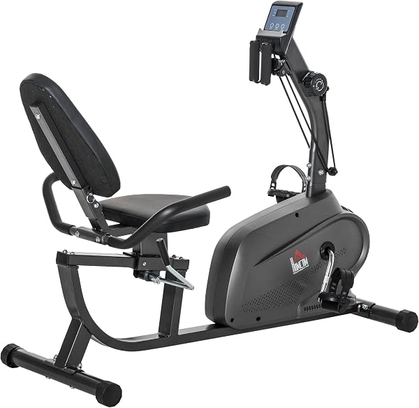 HOMCOM Semi-Length Hometrainer met LCD Display