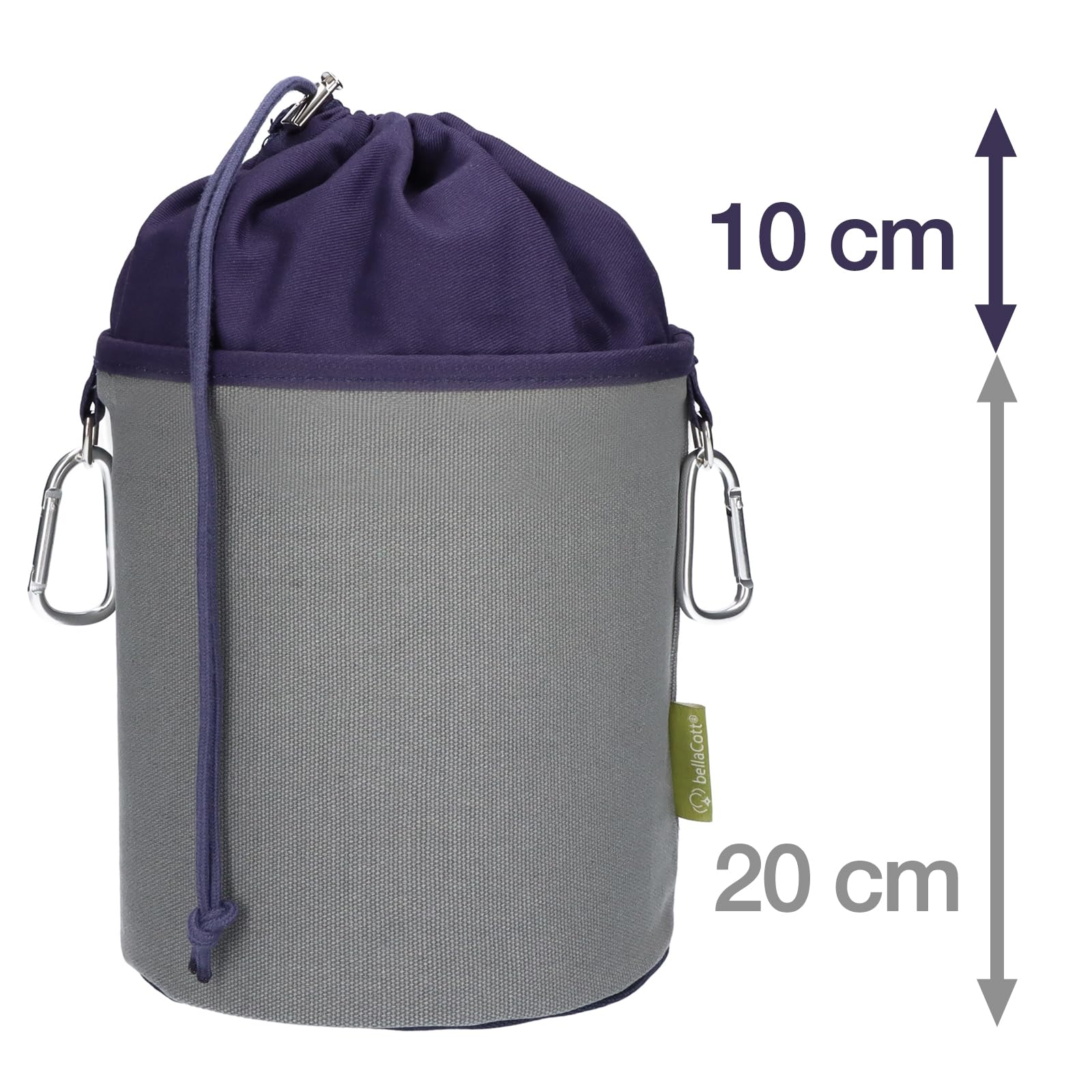 Sacchetto Per Mollette Da Bucato Extra Large - Tela Resistente Con 2 Moschettoni, Rosa, Fino A 200 Mollette - Foto 7