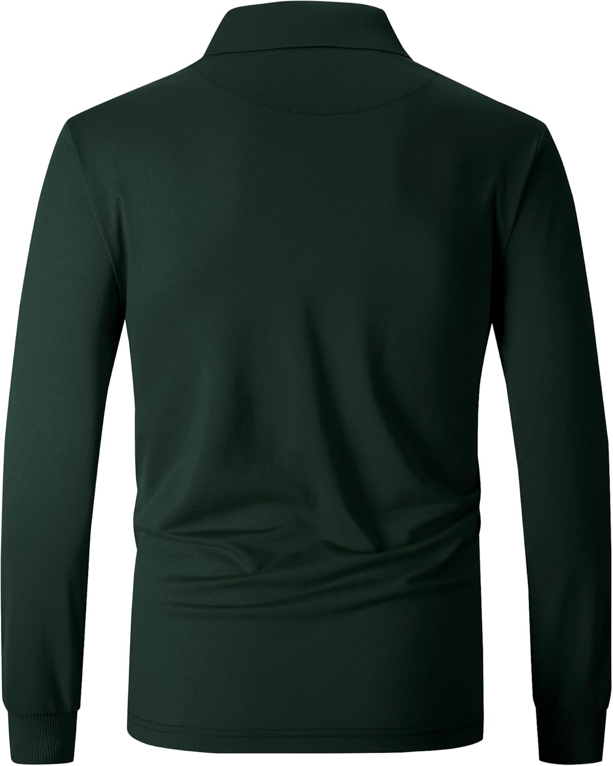 SWISSWELL Long Sleeve Polo Shirts for Men collared Performance Golf Shirts Casual Workwear Office - Image 4