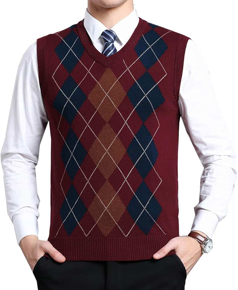 Amazon.co.uk Men's Sleeveless Jumpers & Knitted Gilets Men's
