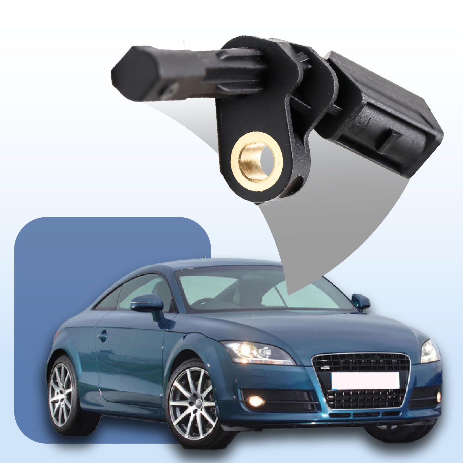 4 Pièces Capteur ABS de Vitesse Roue Capteur Arrière droit pour Audi A3 TT VW Beetle Golf Passat Tiguan Caddy EOS Jeta 1K0927807 1K0927808