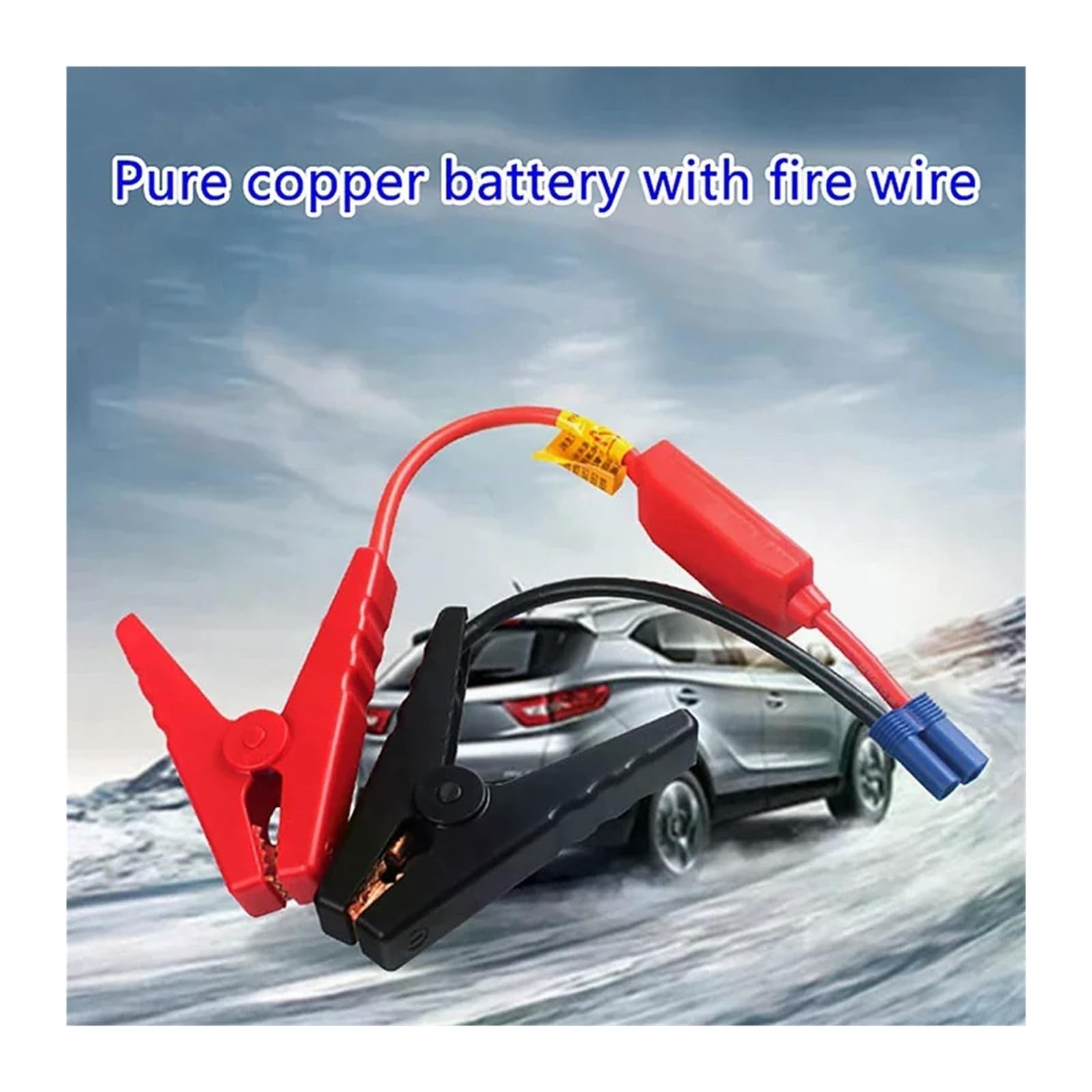 EC5 Jump Starter Cable with Battery Clamps, 12 V Portable Booster Leads for Emergency Car Truck Jump Start (B)