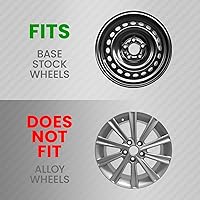 Vista 13 de BDK (paquete de 4) tapacubos de 16" para llantas de acero premium, tapacubos de repuesto estilo OEM, a presión, para coche, camión, SUV - juego