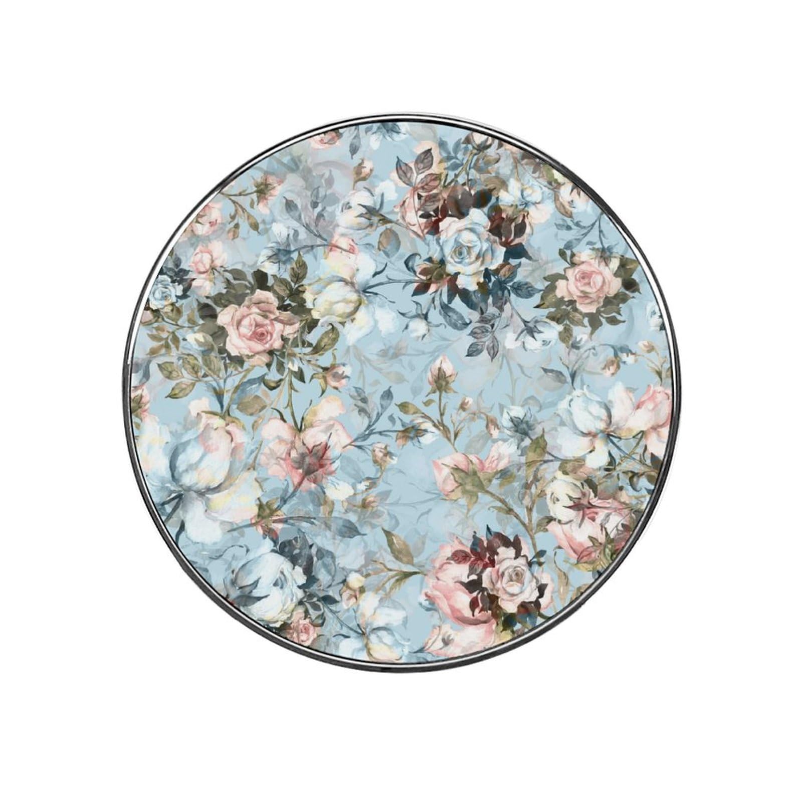 Watercolor Flower Alloy Fridge Magnet For Office Cabinet Refrigerator Whiteboard Photo