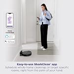 Shark Navigator Robot Vacuum with SmartPath Navigation and Self-Cleaning Brushroll, Powerful Suction, Pet Hair Pickup, Anti-Hair Wrap, for Carpets & Hard Floors, Steel Grey, RV2110 | Smartpath Lidar Mapping, Self-Cleaning Anti-Hair-Wrap Brushroll, Up