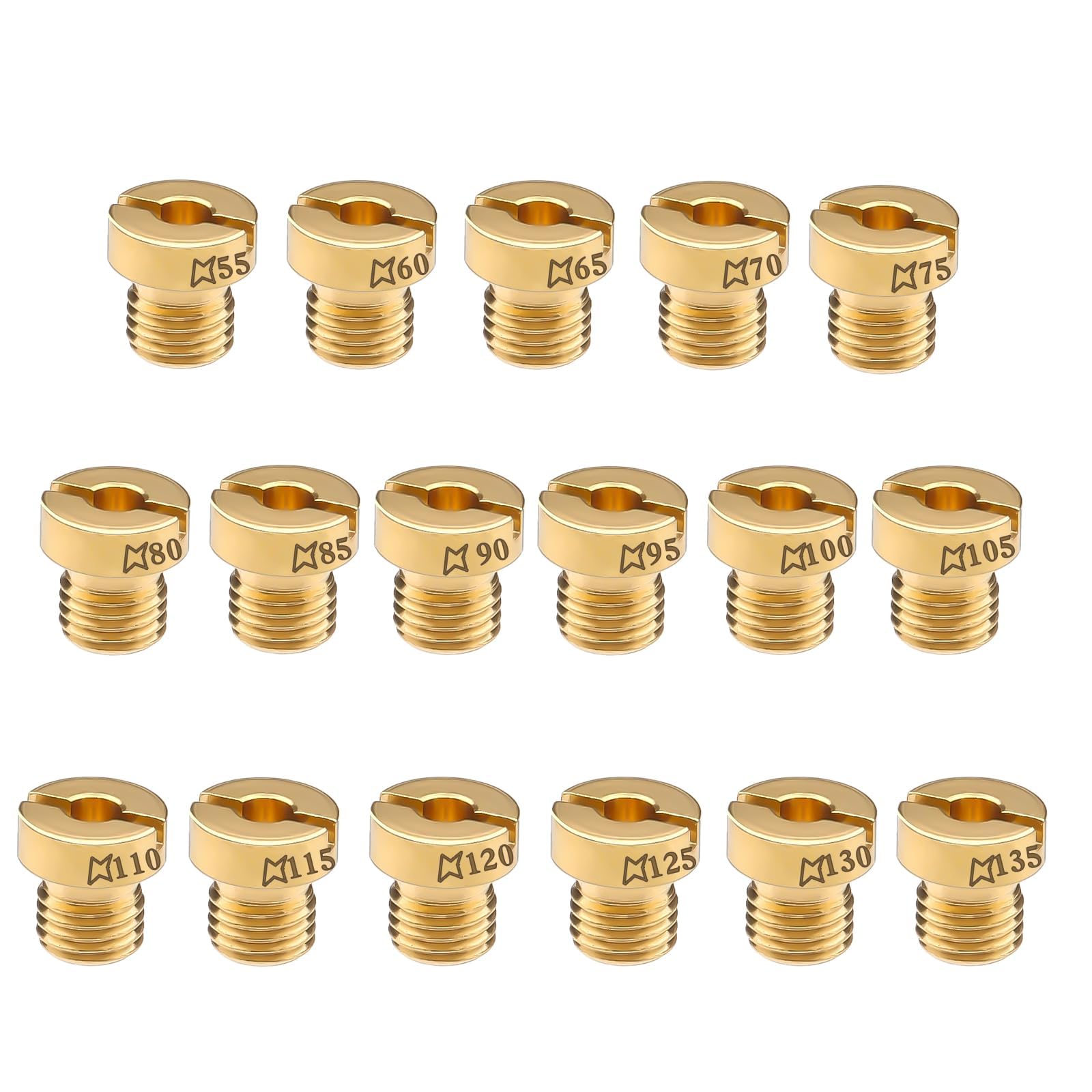 10 Hex Hauptdüse Düsenset Für Mikuni VM TM TMX Vergaser Düse 100-190