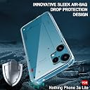 TheGiftKart Ultra-Hybrid Crystal Clear Back Case Cover for Nothing Phone 3a Lite 5G | Shockproof Design | Hard Back Cover Case for Nothing Phone 3a Lite 5G (PC & TPU, Transparent) gallery image