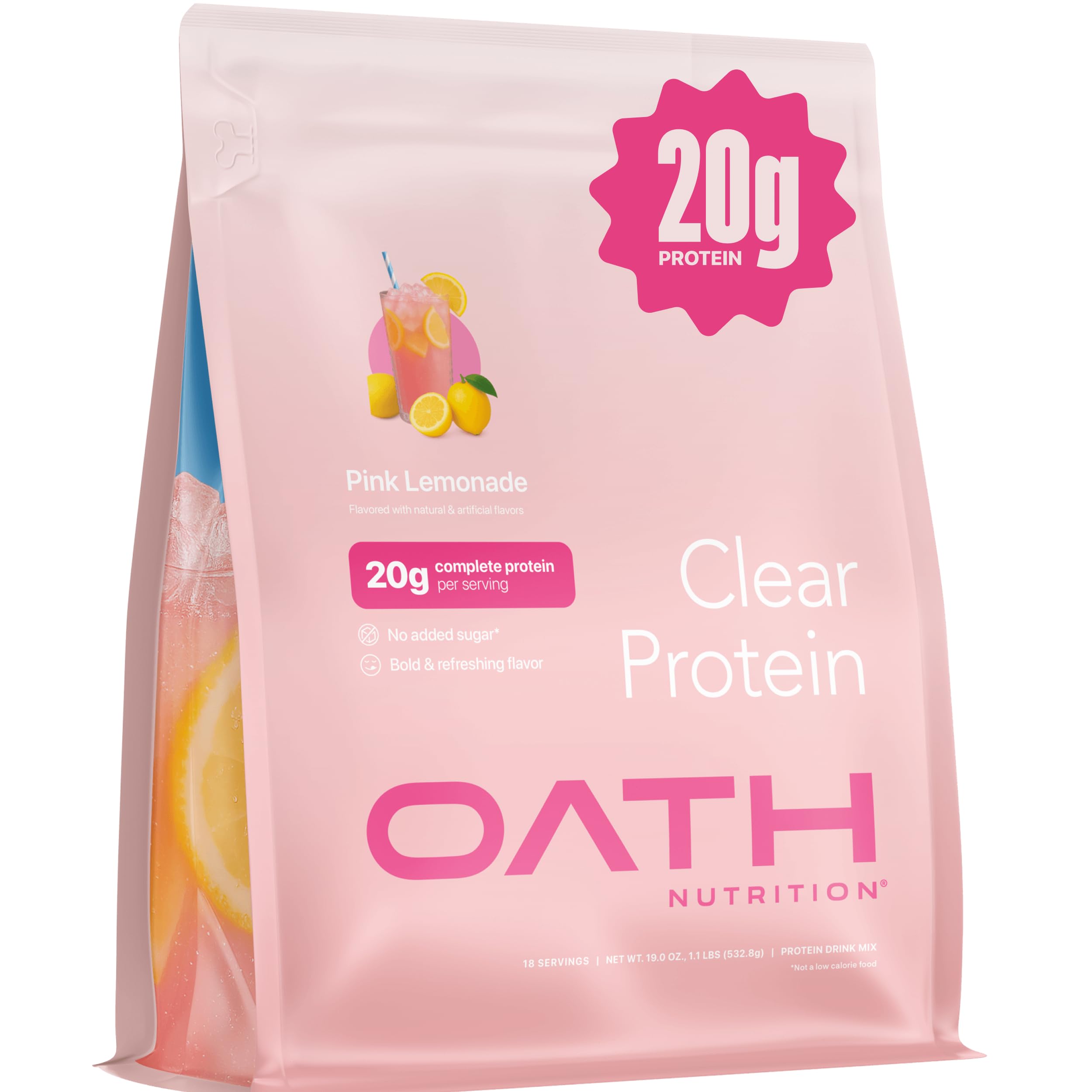 Oath Clear Whey Isolate Pink Lemonade