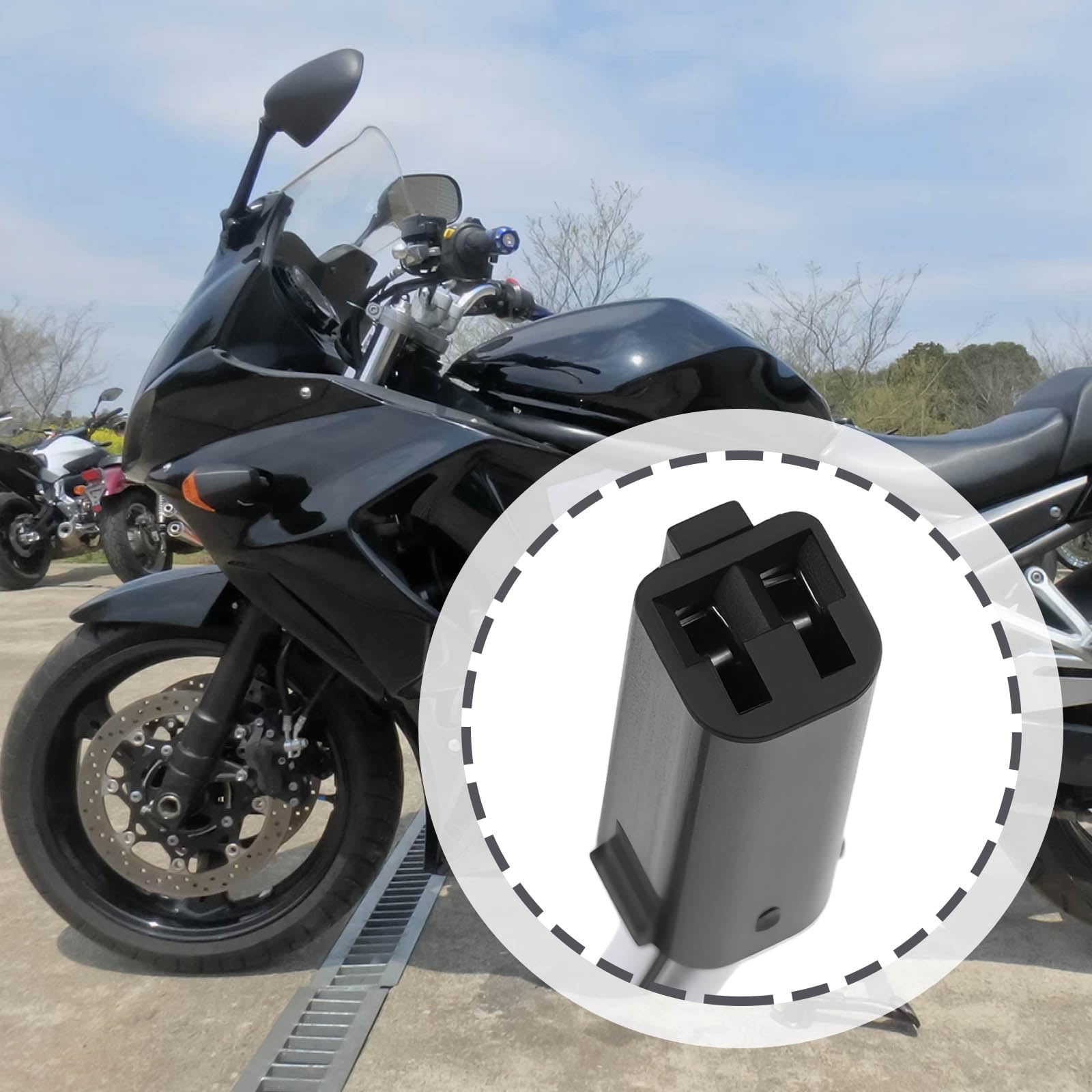 2 szt. przewodów kierunkowskazu LED kompatybilne ze złączami Suzuki GSX-S1000 2015-2021