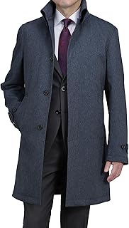 [スーツジャパン] ロールカラーコート 衿高 キルティングライナー着脱 ハーフコート スプリングコート 高機能中綿 3M シンサレート 軽量 ポリエステル ビジネス カジュアル スリム 秋冬春 メンズ coat34